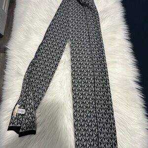 Michael Kors Monogram Black and Gray Scarf